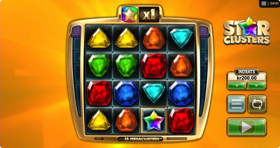 Star Clusters Spillemaskine – Vind 2 free spins