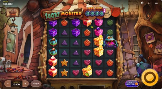 Sugar Monster med 10 søde free spins