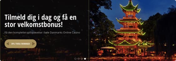 Opret en konto hos Tivoli Casino og få en bonus