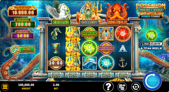 Tridents Riches spillemaskine fra Games Global