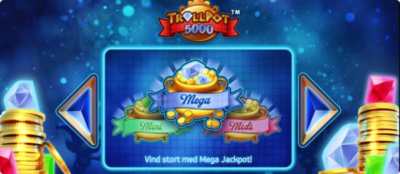 Trollpot 5000 spillemaskine med jackpot