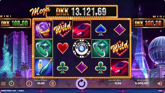 Vegas Night Life med free spins