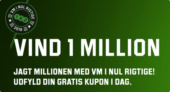 VM i nul rigtige 2018 – Vind 1 million kr