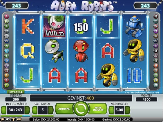 Alien Robots Free Spins Automat