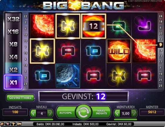 Big Bang spillemaskine