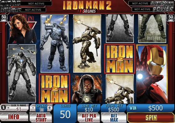 Iron Man 2 Spillemaskine