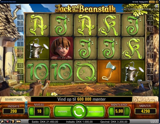 Jack and the Beanstalk automatspil