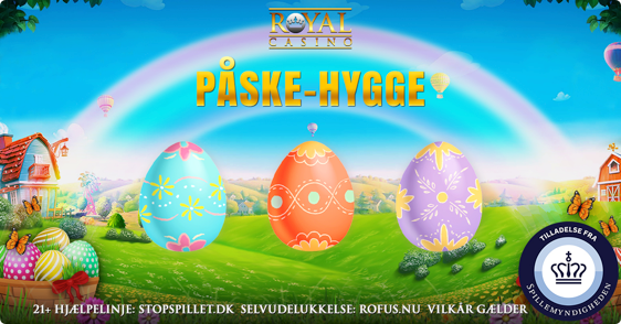 Find påaskeæg hos RoyalCasino