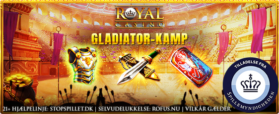 RoyalCasino Gladiator-kamp med gratis juni chancer
