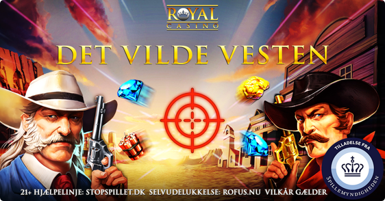 Det vilde Vesten: Gratis Chancer, Casino tilbud og lodtrækning
